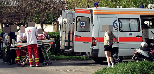 Agyrázkódás-gyanú a biciklisnél