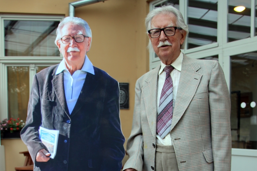 A 92 éves Baráth József (utolsó?) kiállítása