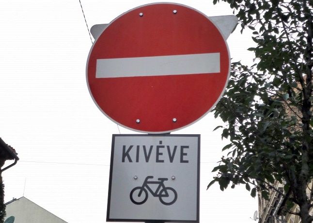 Kerékpárral mégsem...