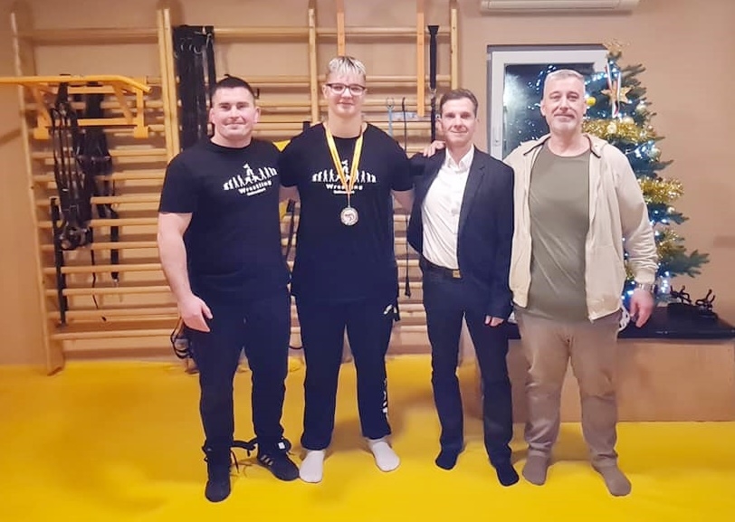 Halasi birkózó a Kozma István Birkózó Akadémián