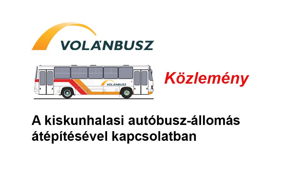 A VOLÁNBUSZ közleménye