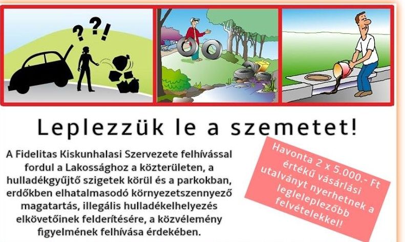 Újabb akció: lelepleznék a szemetelőket