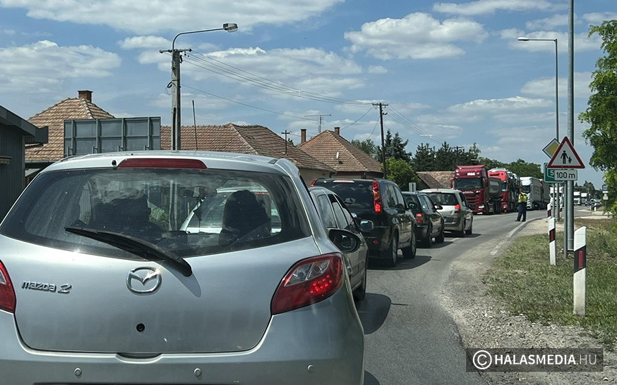 Határforgalom: Tompánál előfordulhat hosszabb várakozás