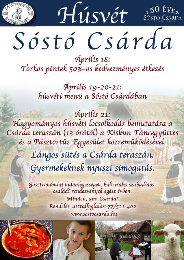 Legyen Ön is részese a hagyományoknak!