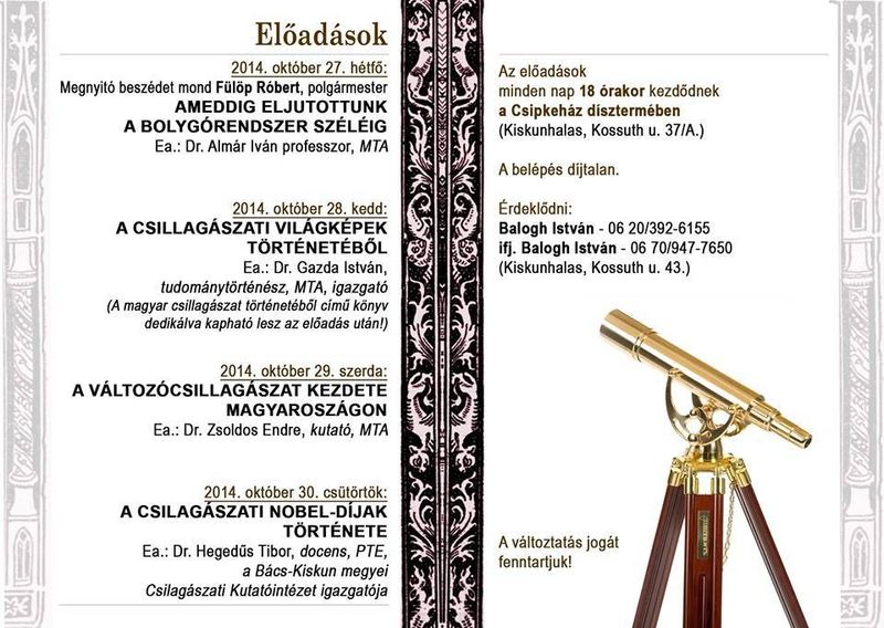 Indul a Csillagászati Napok sorozat