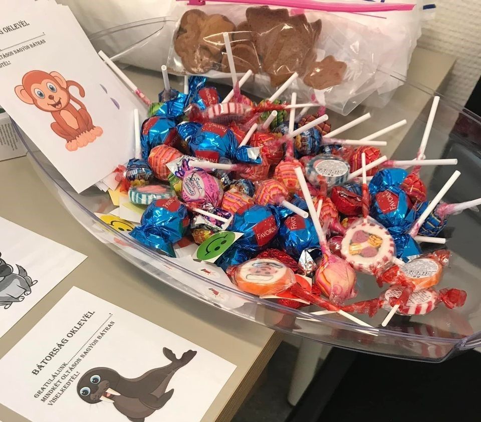 Bátorságoklevelet kapnak a beoltott gyerekek