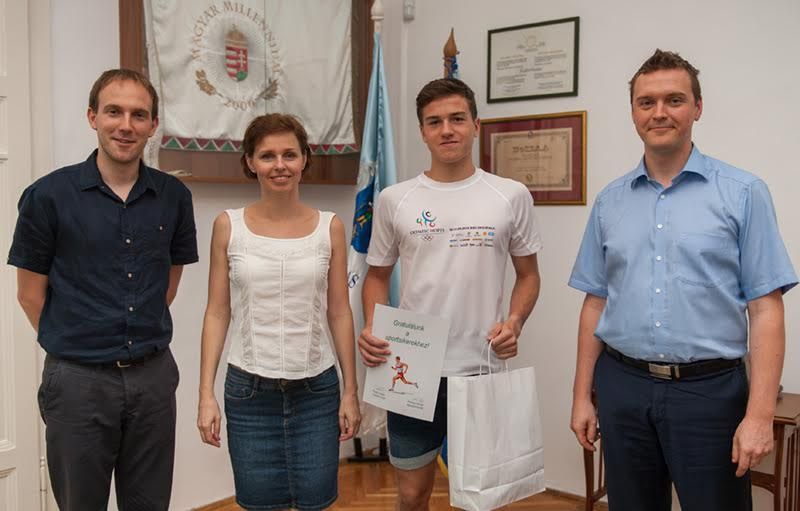 Városvezetői elismerés Donátnak 