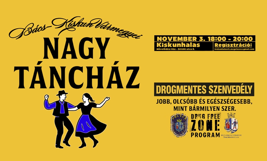 „Drogmentes szenvedély” – Nagy Táncház Kiskunhalason