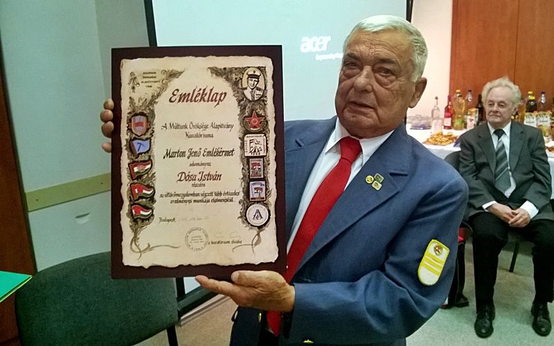 Marton-emlékérem Pista bácsinak