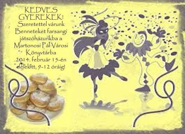 Farsangi játszóház