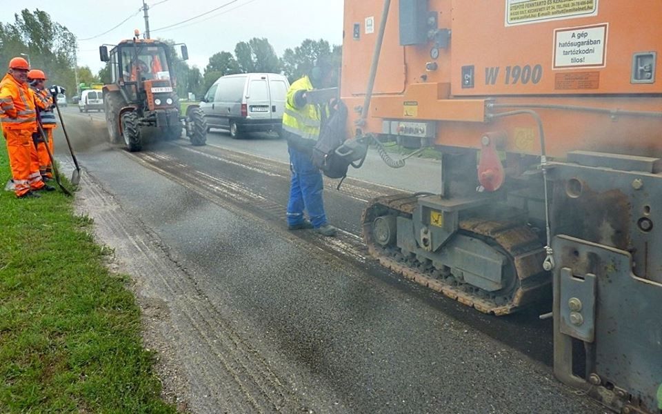 Felújítások Halas főútjain