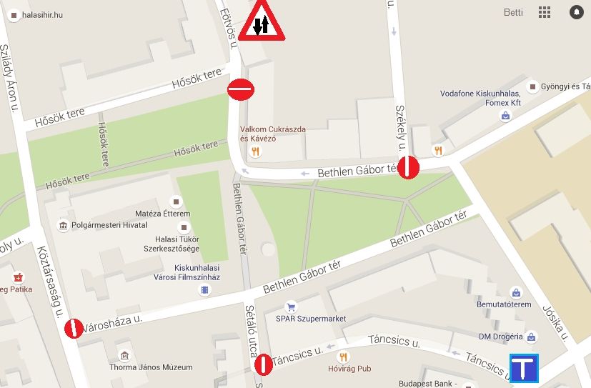 Figyelem, útlezárás lesz péntektől!