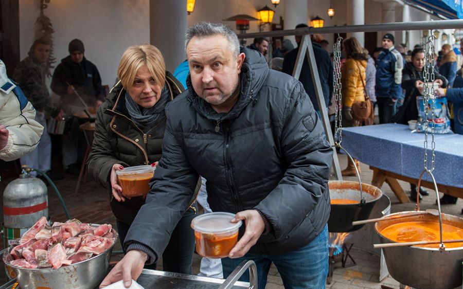 Halászlé főzés a Sóstó csárdában