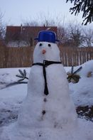 A nyakkendős kisszállási hóember