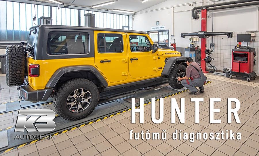 Hunter - a tökéletes futómű diagnosztika