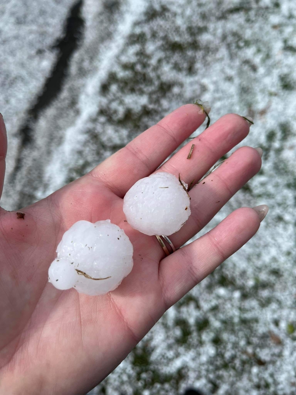 (►) Szupercella okozott jégesőt a térségben