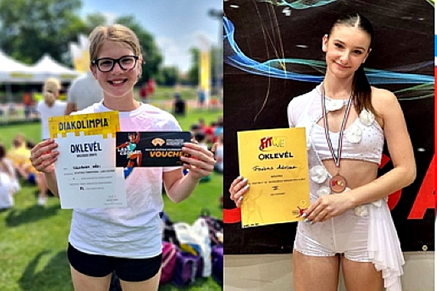 Adri és Hédi Magyarország Jó tanulója, jó sportolója