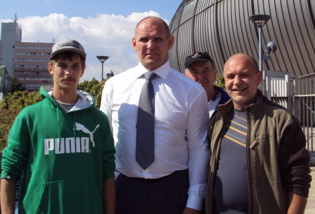 Halasiak az olimpiai bajnokkal