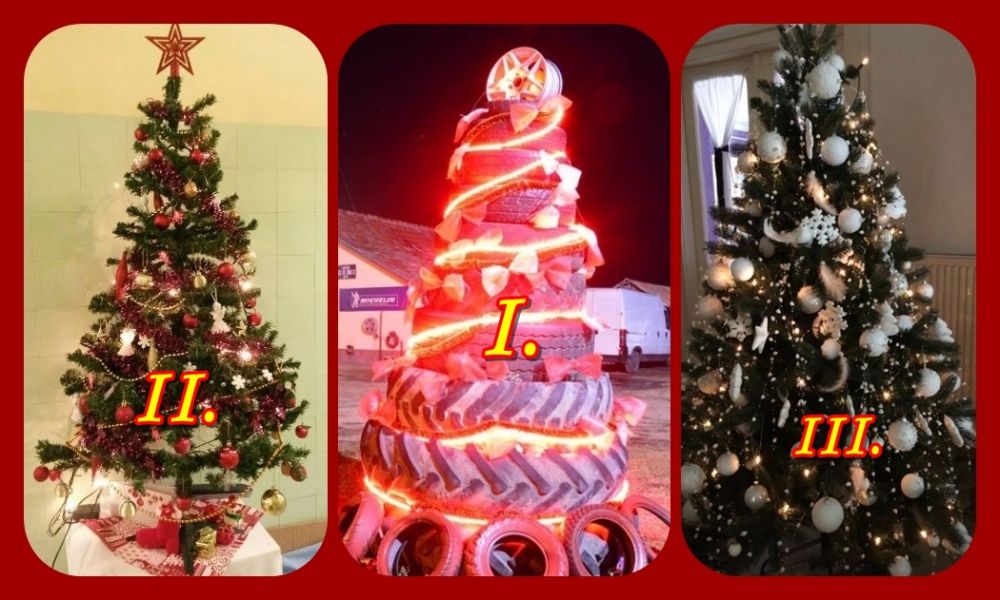 Íme, a győztes karácsonyfák