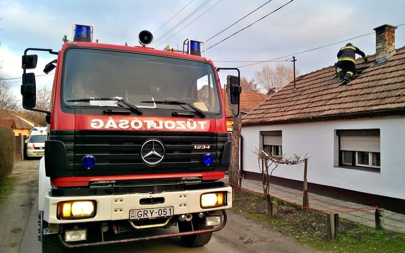 Kéménytűz a Tárnok utcában