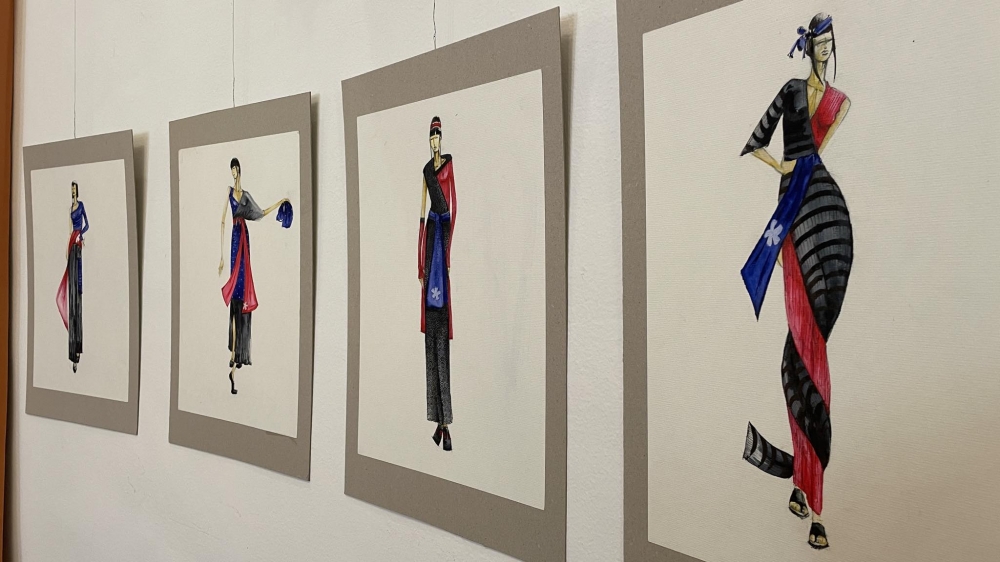 Divatrajzok és grafikák - Hegyi Wittermann Blanka kiállítása a Közösségek Házában