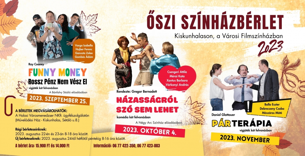 Őszi színházi évad 1. előadása