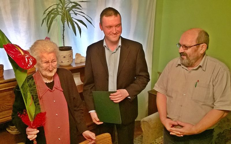 Rozika nénit ünnnepelték