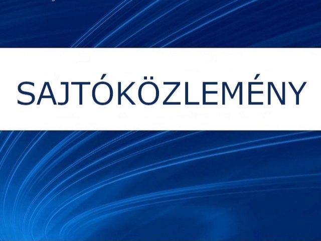 Sajtóközlemény