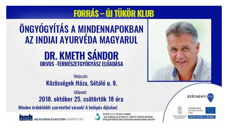 Ma este dr. Kmeth Sándor előadás