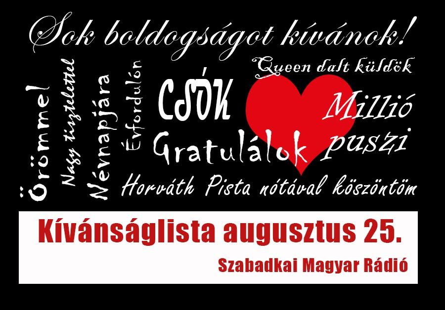 Itt a kívánságlista vasárnapra