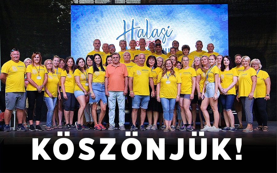 (►) Köszönet a fellépőknek, támogatóknak, segítőknek és a közönségnek