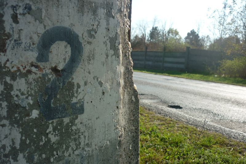 Útjavítás Halas határában