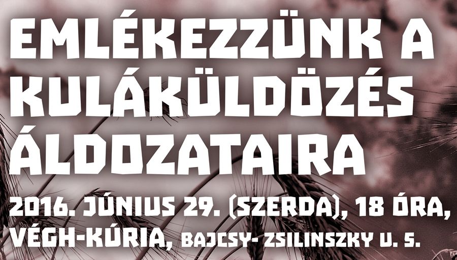 Az Erdei tér és kuláküldözés