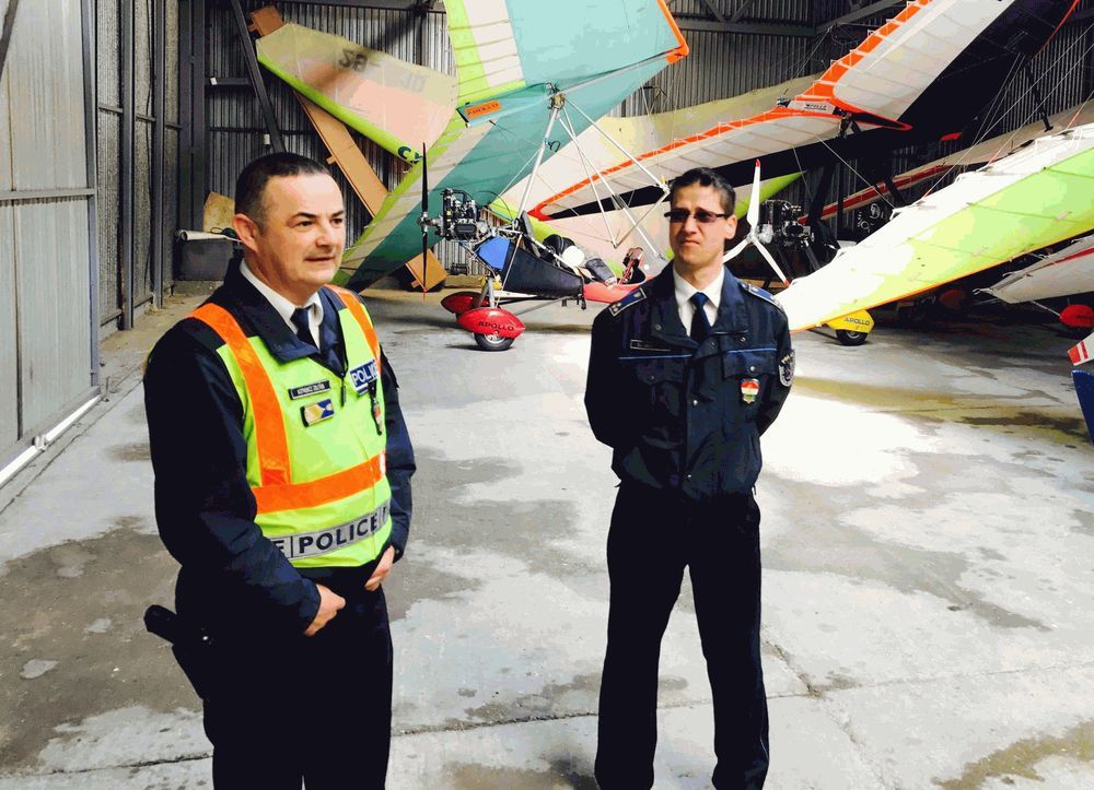 Repülőtereket ellenőriztek a rendőrök