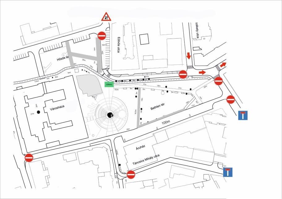 Útlezárások lesznek Halas központjában