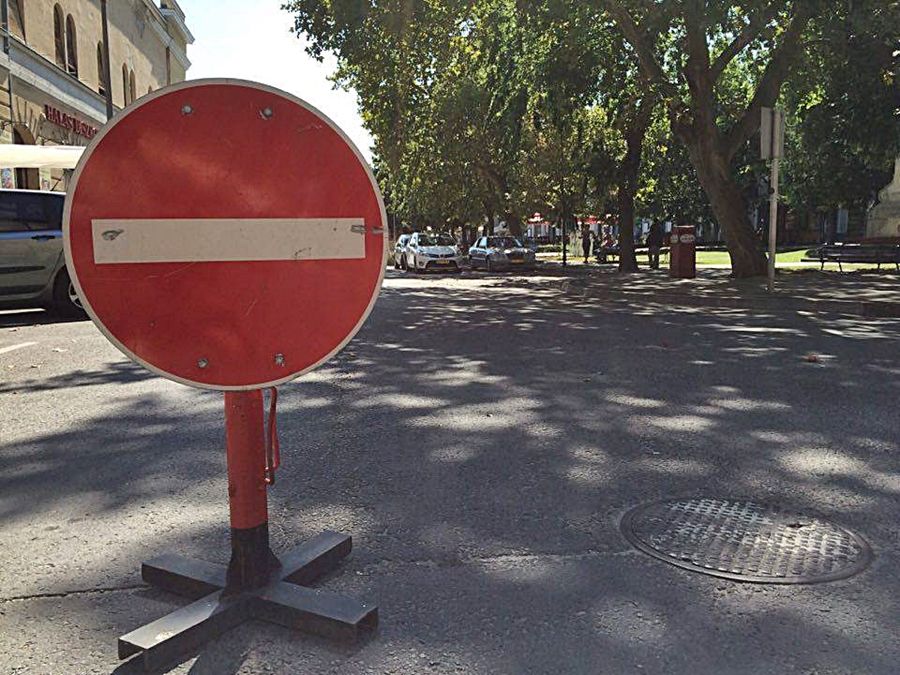 Lezárták Halas központját