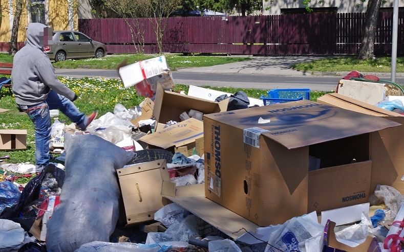 Balhé a hulladékhalom körül