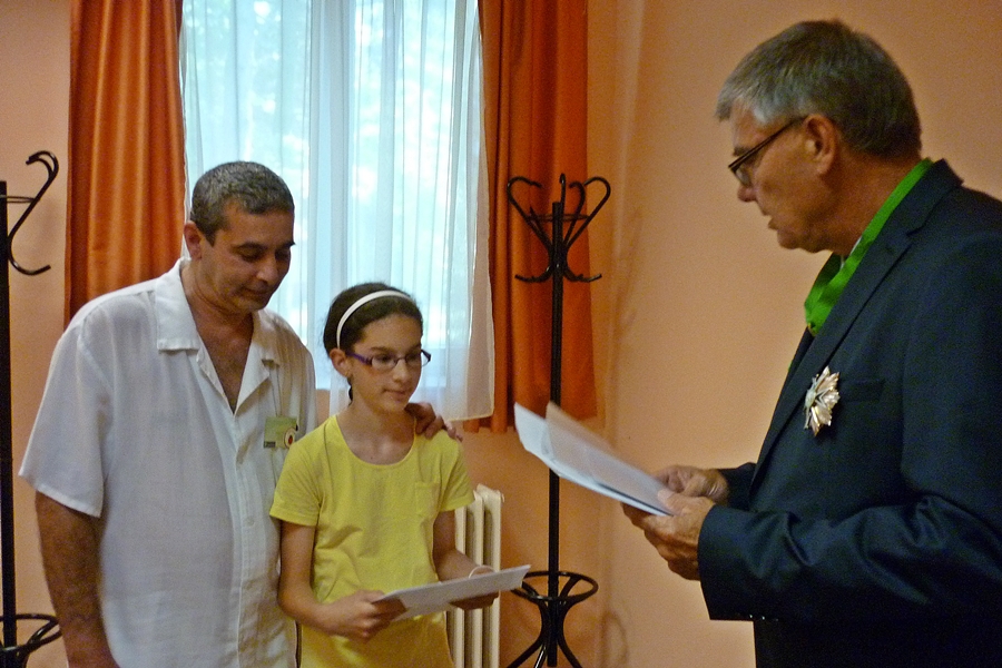 Adomány a Szent Lázár Lovagrendtől