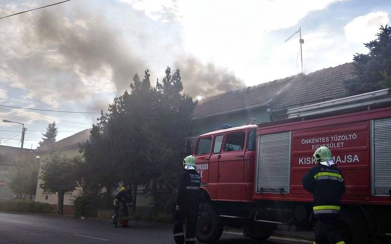 Majsán oltottak a halasi tűzoltók