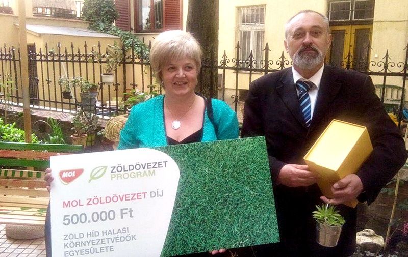 MOL-díj a halasi zöldeknek