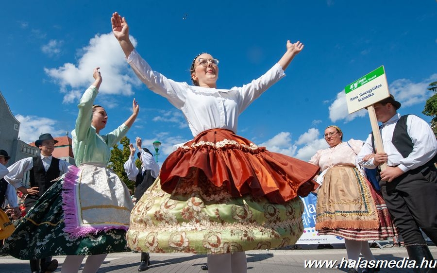 Színes és látványos szüreti menet (galéria)