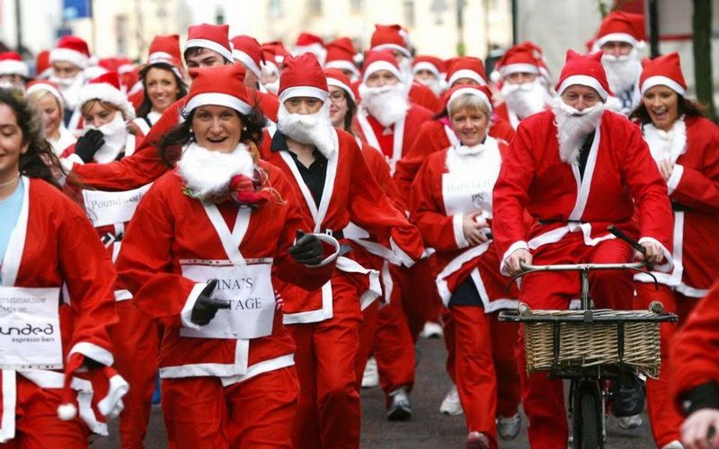 Jótékonysági Mikulás futás Kiskunhalason