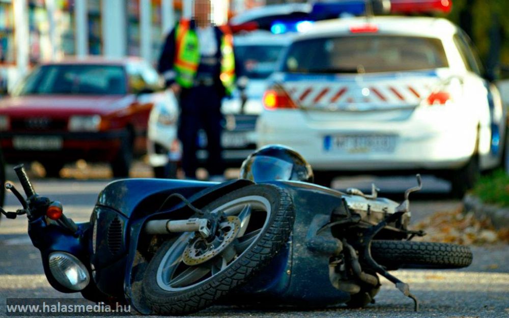 Könnyebben sérült a terepjáróval ütköző motoros