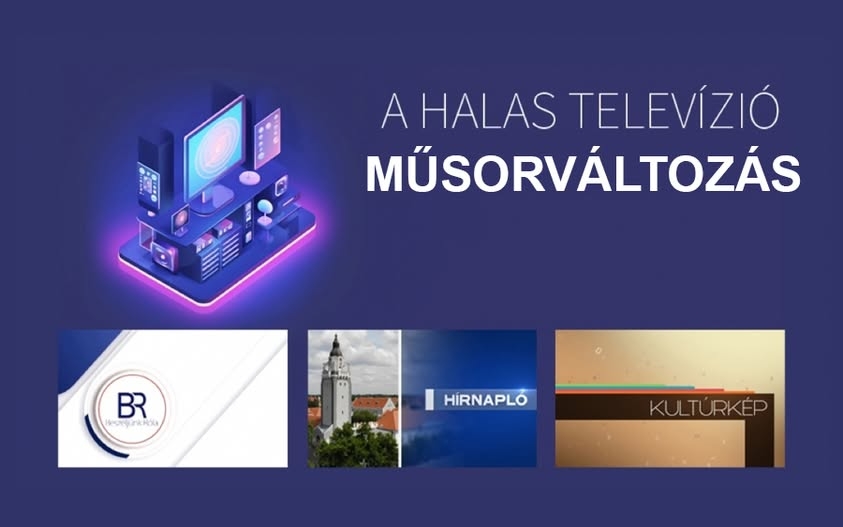 Áramszünet miatt műsorváltozás a Halas Televízióban