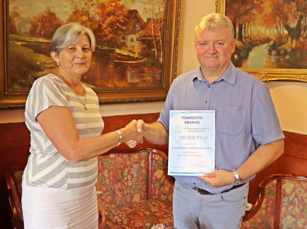 Jobb műszerre adtak össze pénzt a vízművesek