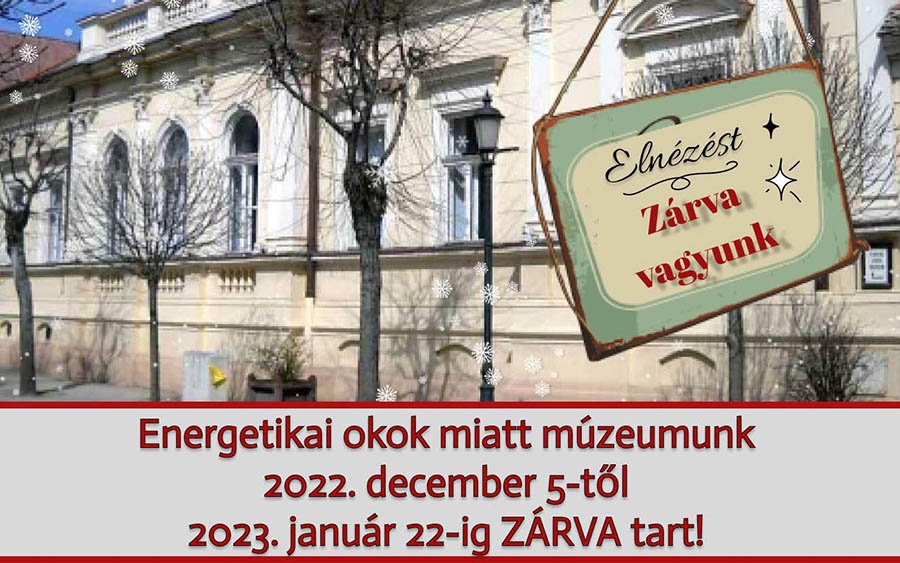 Jövő január 22-ig a látogató terek zárva tartanak, az iroda működik