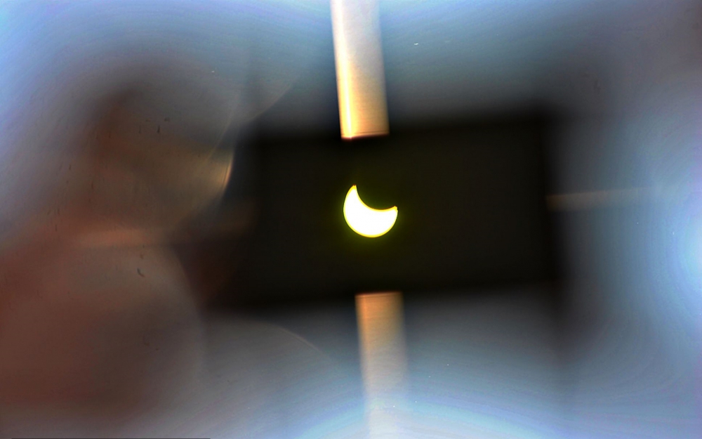 (►) Ilyen volt a napfogyatkozás Kiskunhalasról