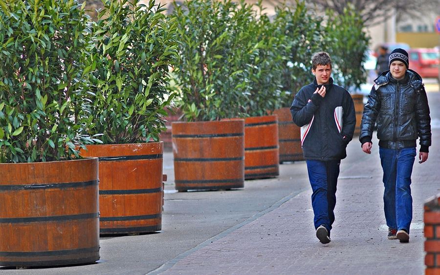 Zöldül a Sétáló utca