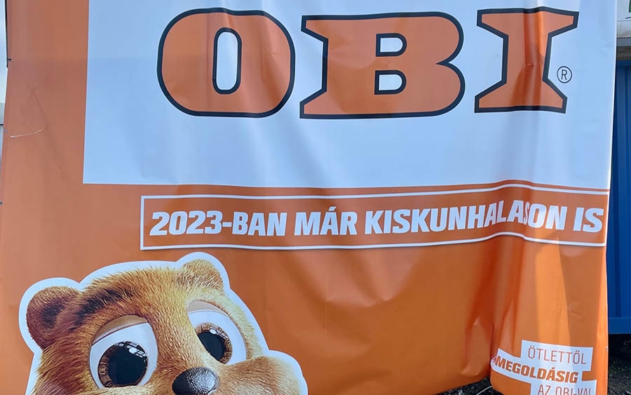 Jól halad az OBI építkezés, nyitás május elején