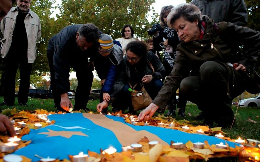 Halason is világítottak Székelyföld őrlángjai